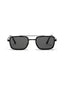 Romania | Black Rectangle Sunglass