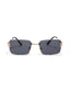 MW Rectangle| Black Golden Sunglasses