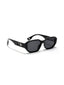 Bangkok | Black Round Rectangle Sunglass