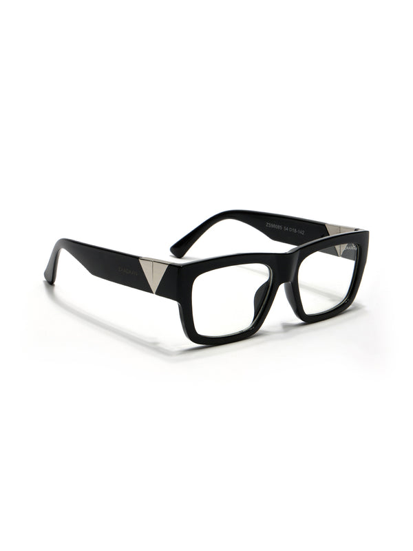 UAE | Black Silver Transparent Wayfarer Sunglass