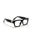 UAE | Black Silver Transparent Wayfarer Sunglass