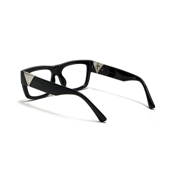 UAE | Black Silver Transparent Wayfarer Sunglass