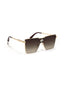 Abu Dhabi Diamond | Golden Brown Wayfarer Sunglass