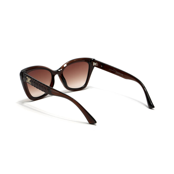 NY | Brown Cateye Oversize Sunglass