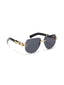 Tbilisi | Black Golden Rimless Wayfarer Sunglass