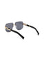 Tbilisi | Black Golden Rimless Wayfarer Sunglass