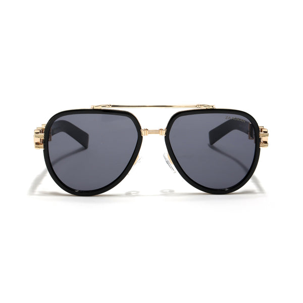 Dapper | Black Golden Aviator Sunglass