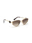 Italy | Golden Brown Aviator Sunglass