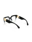 Naked Eyes | Black White Transparent Oversize Sunglass