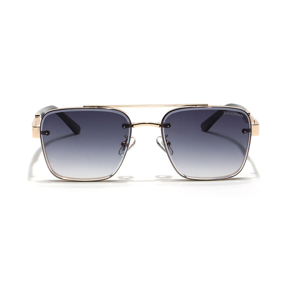 Giza | Golden Black Wayfarer Sunglass
