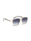 Giza | Golden Black Wayfarer Sunglass