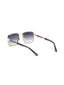 Giza | Golden Black Wayfarer Sunglass