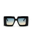 Sydney | Black Wayfarer Oversize Sunglass