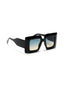 Sydney | Black Wayfarer Oversize Sunglass