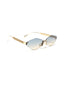 Rose Diamond | Golden Rimless Sunglass