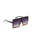 Jetlag | Black Panther Wayfarer Oversize Sunglass