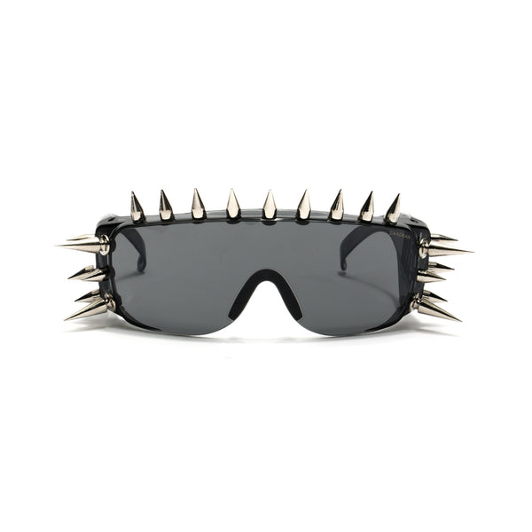 Rave Studs | Black Wrap-Around Studs Sunglass