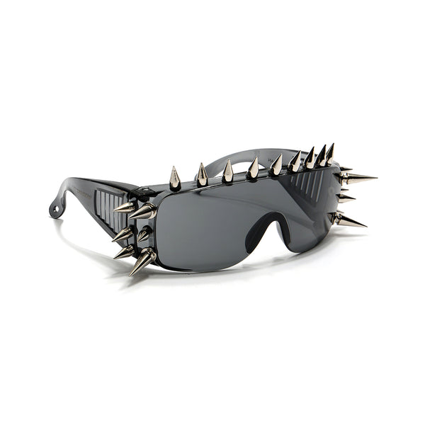 Rave Studs | Black Wrap-Around Studs Sunglass