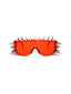 Rave Studs | Warm Red Wrap-Around Studs Sunglass