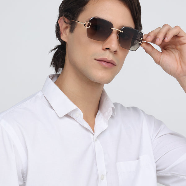 Morrocco | Brown Wayfarer Sunglass