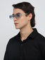 Austria | Silver Rimless Rectangle Sunglass