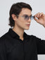 Austria | Silver Rimless Rectangle Sunglass