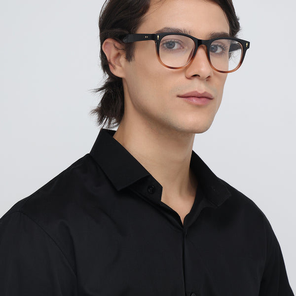 Hogwarts | Black Brown Round Transparent Sunglass