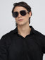 Tbilisi | Black Golden Rimless Wayfarer Sunglass