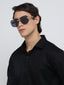 Tbilisi | Black Golden Rimless Wayfarer Sunglass