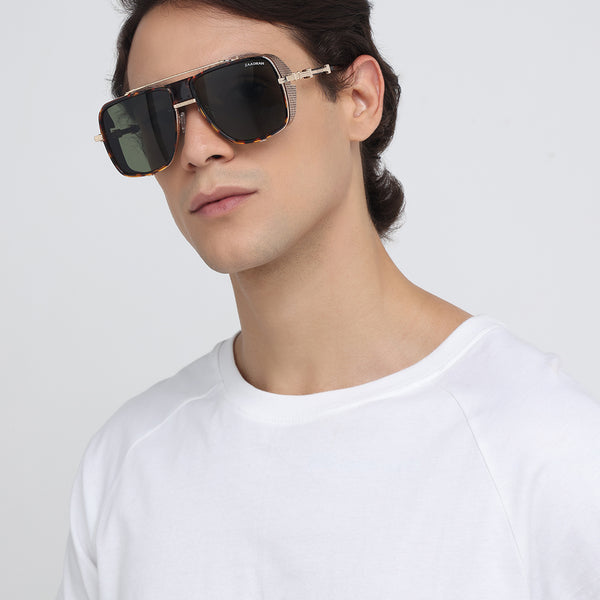 Laos | Leopard Aviator Sunglass