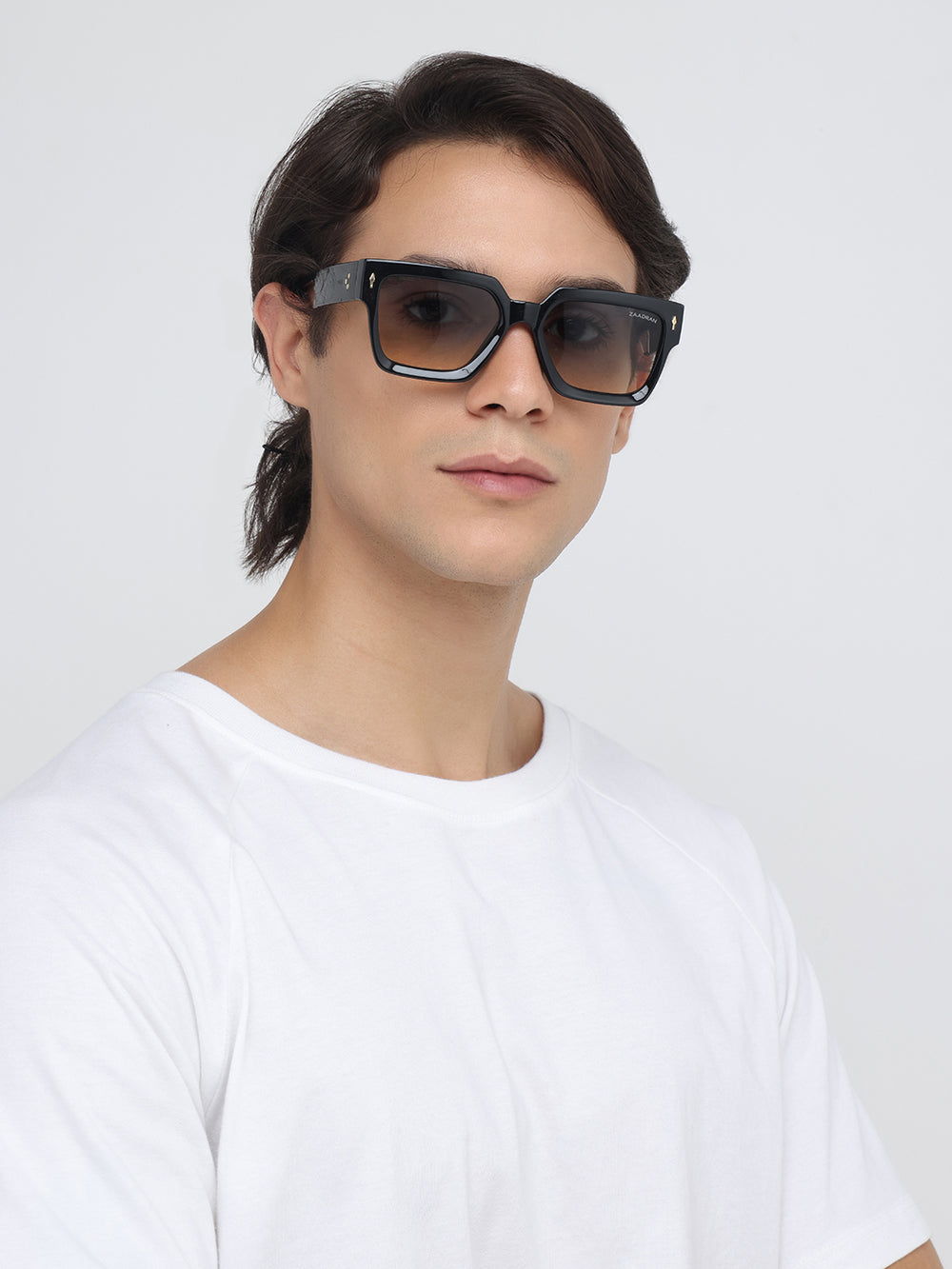Almaty | Black Dual Tone Wayfarer Sunglass - (ZAADWFAMBLKDT0013)