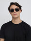 Romania | Black Rectangle Sunglass