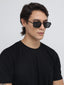 Romania | Black Rectangle Sunglass