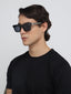 Arizona | Black Silver Wayfarer Sunglass