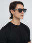 Arizona | Black Silver Wayfarer Sunglass