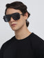 Laos | Black Aviator Sunglass