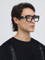 UAE | Black Silver Transparent Wayfarer Sunglass