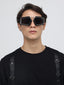 Brazil | Black Wayfarer Oversize Sunglass