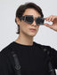 Brazil | Black Wayfarer Oversize Sunglass