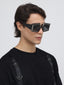 Brazil | Black Wayfarer Oversize Sunglass