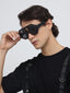 Forest Flair | Black Round Sunglass