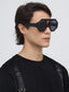 Forest Flair | Black Round Sunglass