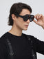 Forest Flair | Black Round Sunglass