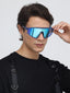 Rider | Blue Wrap Around Sunglass