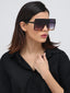 Jetlag | Black Panther Wayfarer Oversize Sunglass