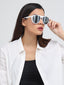 Turkey | White Strips Aviator Sunglass