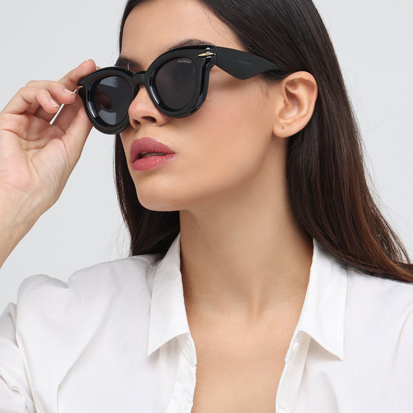 Monaco | Black Cateye Sunglass