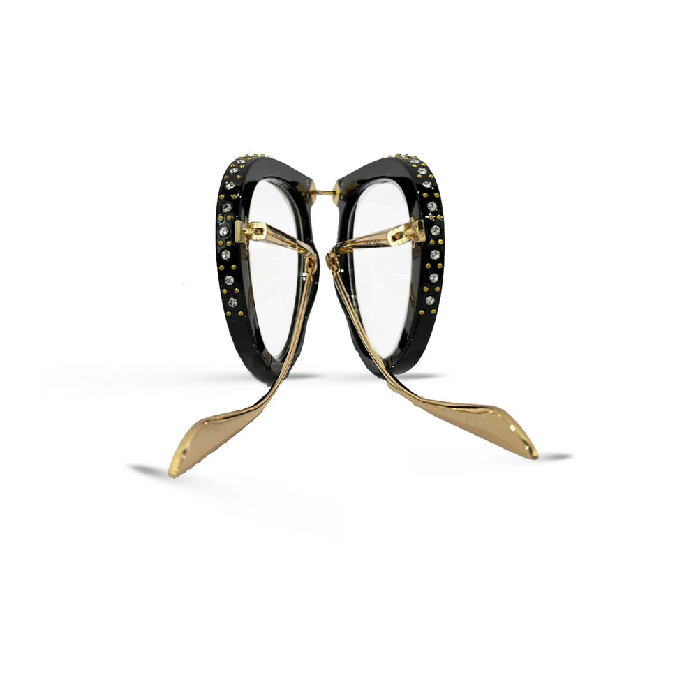 Toronto | Golden Black White Transparent Foldable Aviator Sunglass