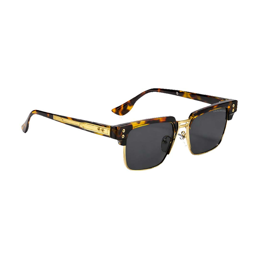 Solomon | Leopard Black Wayfarer Sunglass