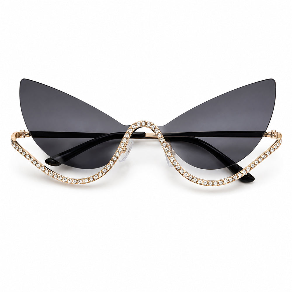 Venom Chic Golden Black Sunglass
